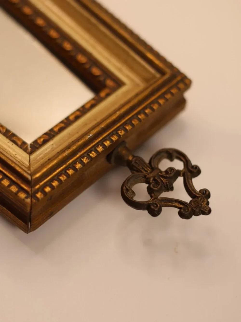 Vintage Mid-Century Trapezoid Wall Mirror - Geometric Accent